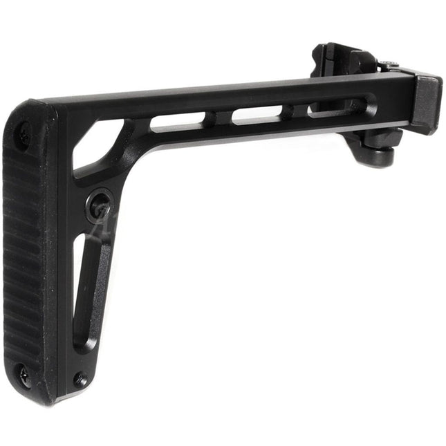 5KU 205mm Minimalist Plus Folding Stock For MCX / MPX M1913 Interface Rifles Airsoft Black
