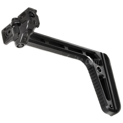 Crosse pliante 5KU 205 mm Minimalist Plus pour fusils d'interface MCX/MPX M1913 Airsoft, noir
