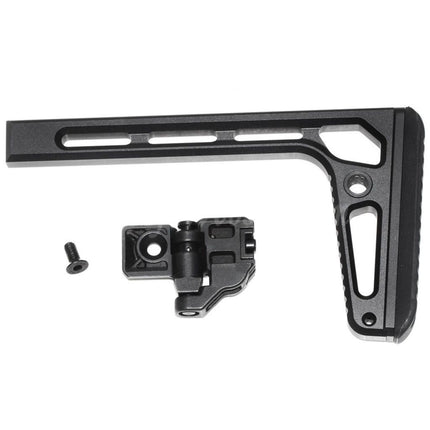 Crosse pliante 5KU 205 mm Minimalist Plus pour fusils d'interface MCX/MPX M1913 Airsoft, noir