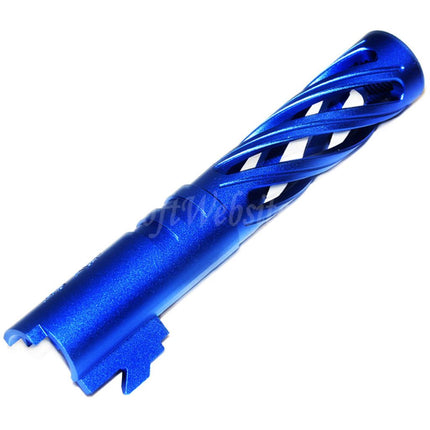 Canon extérieur creux en spirale Tornado CNC 5KU 4,3 pouces 106 mm/110 mm + 11 mm CW pour pistolets Tokyo Marui Hi-Capa 4,3 GBB Airsoft