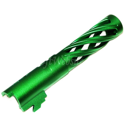 Canon extérieur creux en spirale Tornado CNC 5KU 4,3 pouces 106 mm/110 mm + 11 mm CW pour pistolets Tokyo Marui Hi-Capa 4,3 GBB Airsoft