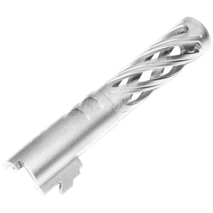 Canon extérieur creux en spirale Tornado CNC 5KU 4,3 pouces 106 mm/110 mm + 11 mm CW pour pistolets Tokyo Marui Hi-Capa 4,3 GBB Airsoft