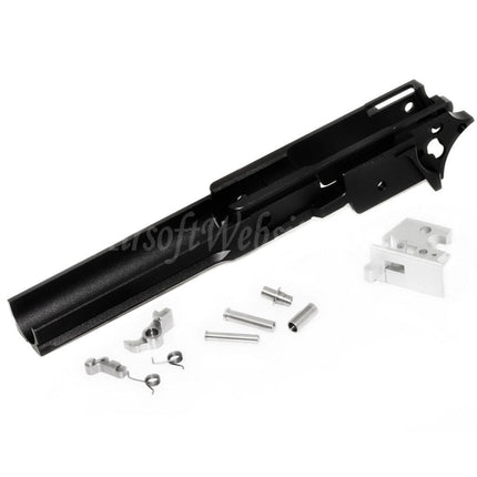 5KU CNC Aluminum Middle Frame Under Rail Version Type-2 For Tokyo Marui Hi-Capa Series GBB Pistols Airsoft