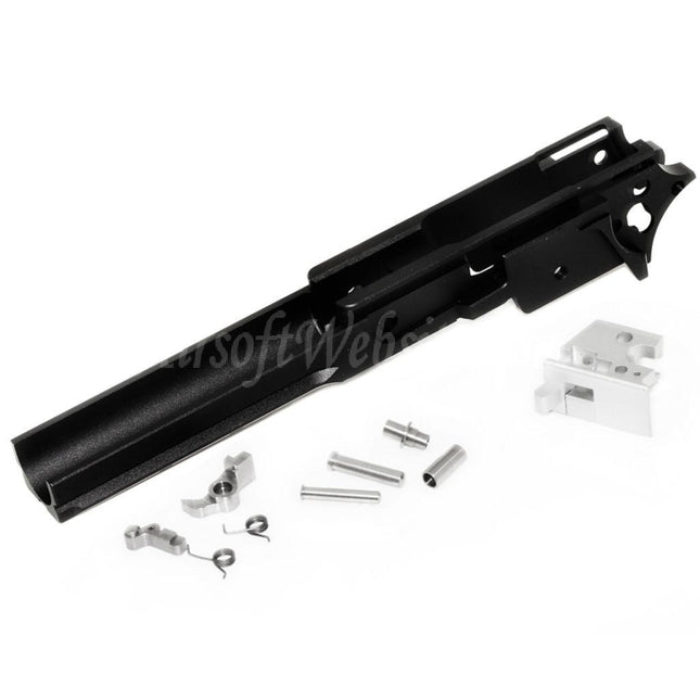 5KU CNC Aluminum Middle Frame Under Rail Version Type-2 For Tokyo Marui Hi-Capa Series GBB Pistols Airsoft