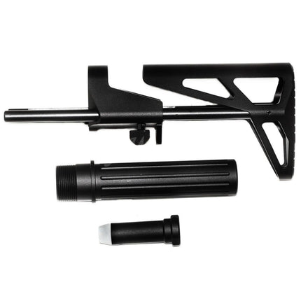 Crosse rétractable CQB 5KU 5 positions MDX pour fusils Tokyo Marui MWS M4 série GBB Airsoft Noir
