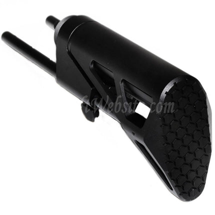 Crosse rétractable CQB 5KU 5 positions MDX pour fusils Tokyo Marui MWS M4 série GBB Airsoft Noir