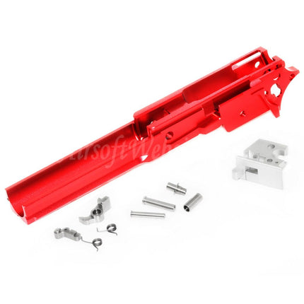 5KU CNC Aluminum Middle Frame Under Rail Version Type-2 For Tokyo Marui Hi-Capa Series GBB Pistols Airsoft