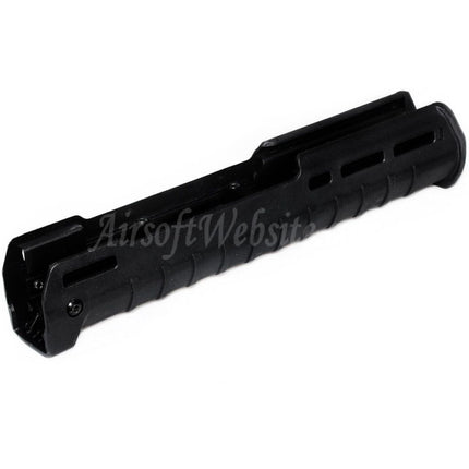 CYMA 297mm Polymer ZHUKOV Style AKM M-LOK Lower Handguard System For CYMA CM077 AK Zhukov Series AEG Rifles Airsoft Black