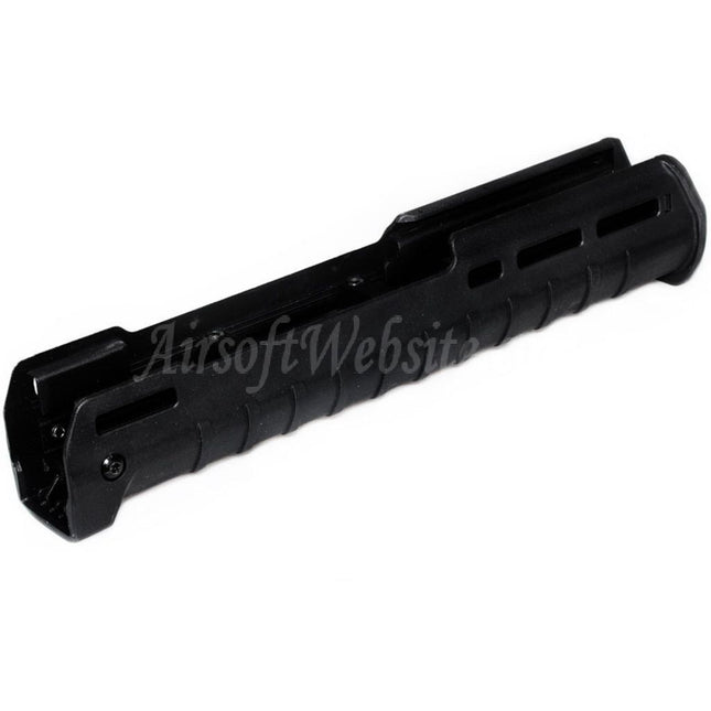 Système de garde-main inférieur CYMA 297 mm en polymère style ZHUKOV AKM M-LOK pour fusils AEG CYMA CM077 AK Zhukov Series Airsoft noir