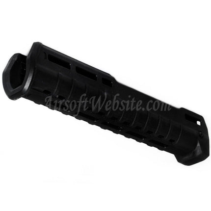 CYMA 297mm Polymer ZHUKOV Style AKM M-LOK Lower Handguard System For CYMA CM077 AK Zhukov Series AEG Rifles Airsoft Black