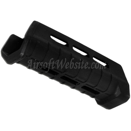 CYMA 198mm Polymer ZHUKOV Style AKM M-LOK Lower Handguard System For CYMA CM077E AK Zhukov Series AEG Rifles Airsoft Black