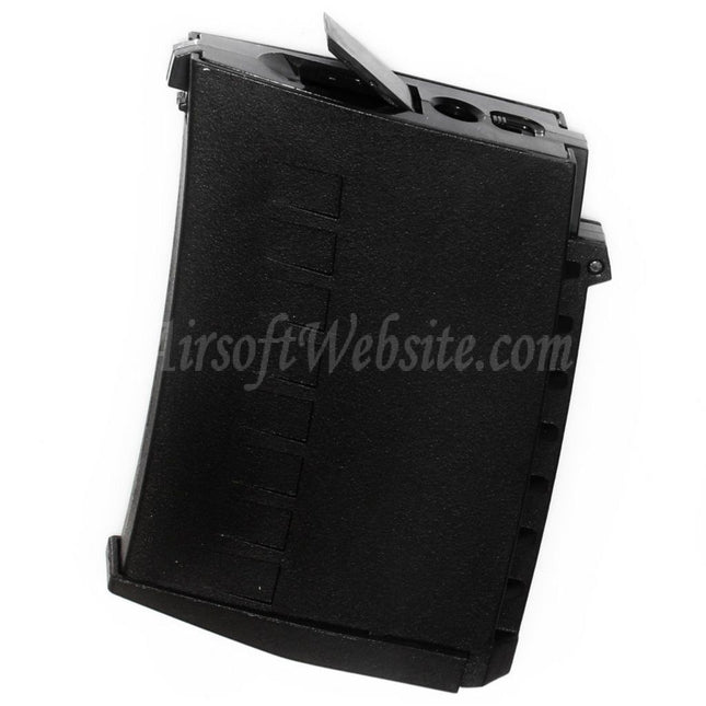 CYMA 300rd Polymer Hi-Cap Magazine For Real Sword RS / S&T / CYMA / Tokyo Marui SVD Dragunov Series AEG Sniper Rifles Airsoft Black
