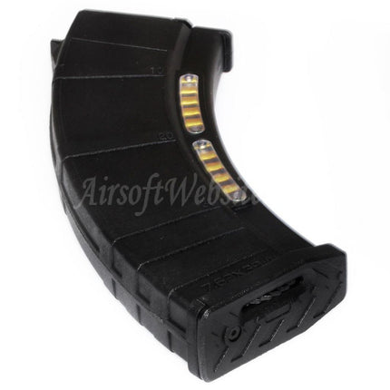 CYMA 600rd Polymer Hi-Cap Magazine with Dummy Display For AK Series AEG Rifles Airsoft Black