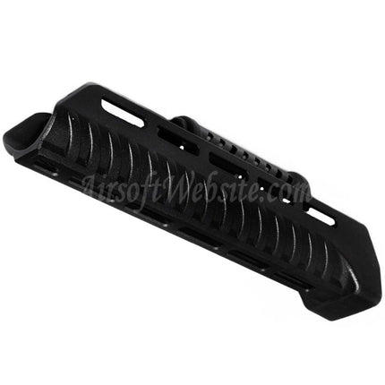 Système de garde-main supérieur et inférieur CYMA 110 mm/265 mm en polymère style ZHUKOV AKM M-LOK pour fusils AEG de la série CYMA AK Airsoft noir