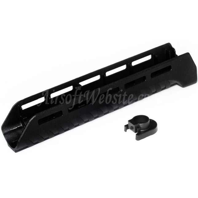 Système de garde-main inférieur CYMA 265 mm en polymère style ZHUKOV AKM M-LOK pour fusils AEG CYMA série AK Airsoft noir