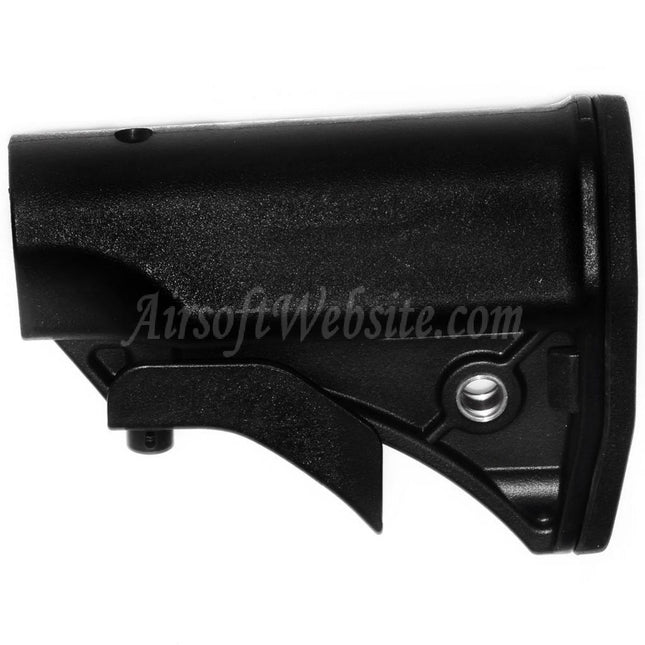Crosse rétractable compacte CYMA LWRCI pour fusils AEG M4 M16 CYMA CM041H MP5 Airsoft Noir