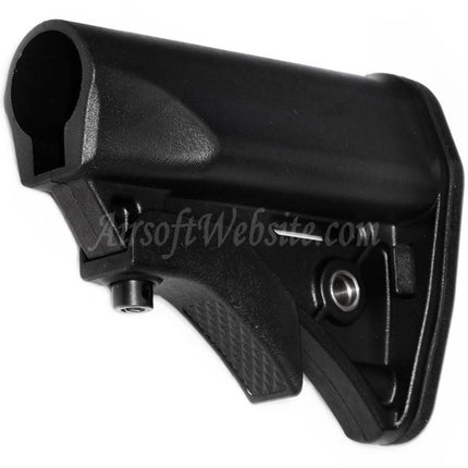 CYMA LWRCI Style Compact Retractable Stock For M4 M16 CYMA CM041H MP5 AEG Rifles Airsoft Black