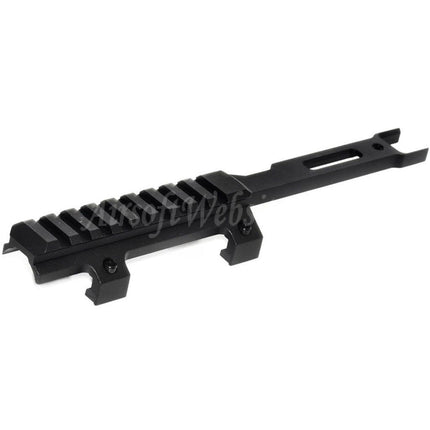 Rail supérieur allongé CYMA 215 mm pour fusils AEG CYMA Tokyo Marui série MP5K, noir