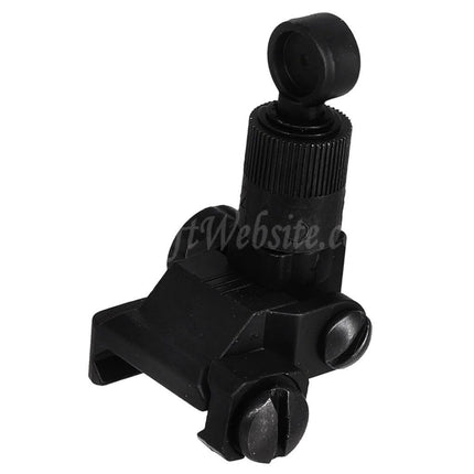 CYMA KAC Style Micro 600m Flip Up Rear Sight For 20mm 1913 Picatinny Rail M4 M16 AEG Rifles Airsoft