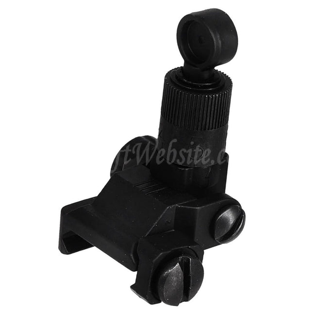 Mire arrière rabattable CYMA KAC Style Micro 600 m pour fusils AEG M4 M16 avec rail Picatinny 20 mm 1913