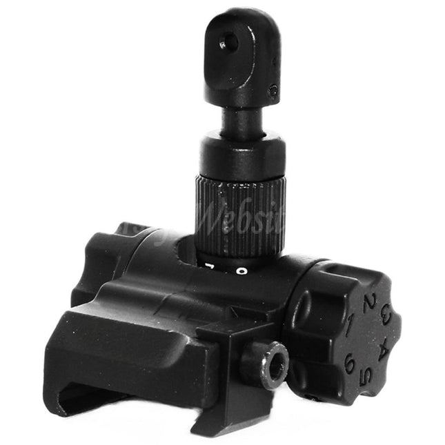 Mire arrière rabattable en métal CYMA pour fusils AEG CYMA FN SCAR-L MK16 Airsoft