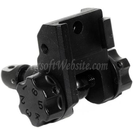 CYMA Metal Flip Up Rear Sight For CYMA FN SCAR-L MK16 AEG Rifles Airsoft