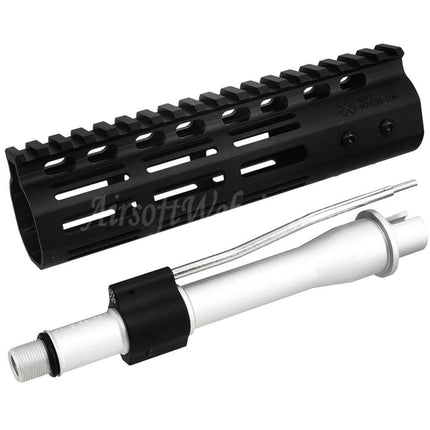 Système de rail de garde-main M-Lok CYMA CGS Noveske SBR NSR7 (7") avec canon extérieur pour fusils CYMA CGS AR M4 Tokyo Marui M4 MWS GBB Airsoft