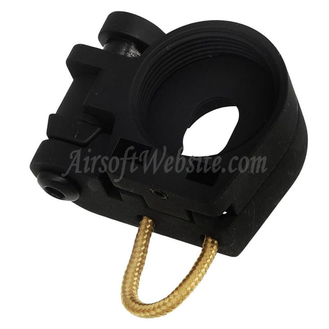 Adaptateur de crosse pliable en métal APS pour fusils APS PER EMG GBox M4 série GBB Airsoft noir