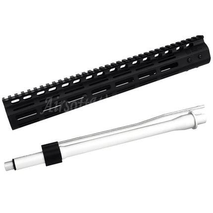 CYMA CGS Noveske N4 13.5" M-Lok Handguard Rail System with Outer Barrel For CYMA CGS AR M4 Tokyo Marui M4 MWS GBB Rifles Airsoft