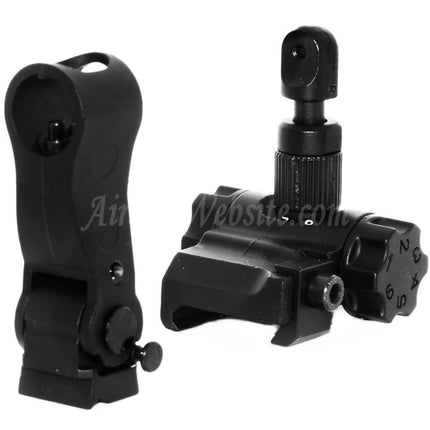 Mire avant et arrière en métal CYMA pour fusils AEG CYMA FN SCAR-L MK16 Airsoft