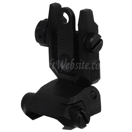 CYMA Enhanced Polymer KRISS Vector Style Flip Up Rear Sight For 20mm 1913 Picatinny Rail AEG Rifles Airsoft
