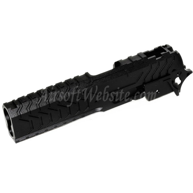 Ensemble de glissière et de cadre central en aluminium CNC 5KU pour pistolets Tokyo Marui Hi-Capa Series GBB Airsoft