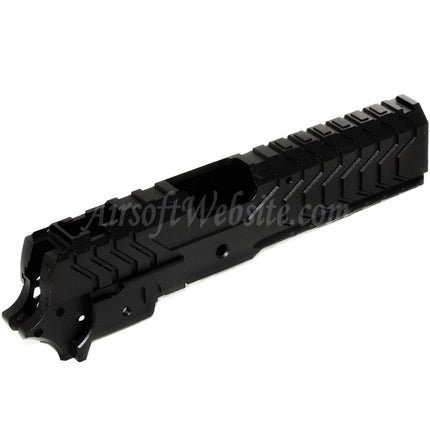 Ensemble de glissière et de cadre central en aluminium CNC 5KU pour pistolets Tokyo Marui Hi-Capa Series GBB Airsoft