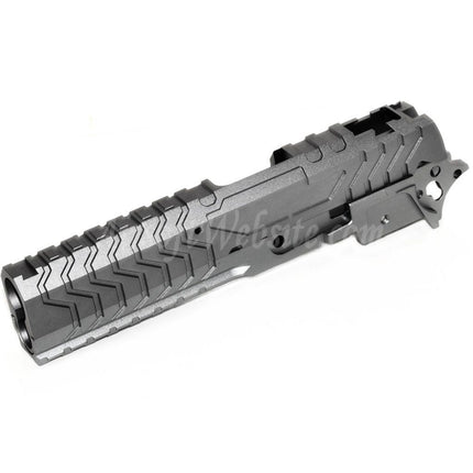 Ensemble de glissière et de cadre central en aluminium CNC 5KU pour pistolets Tokyo Marui Hi-Capa Series GBB Airsoft