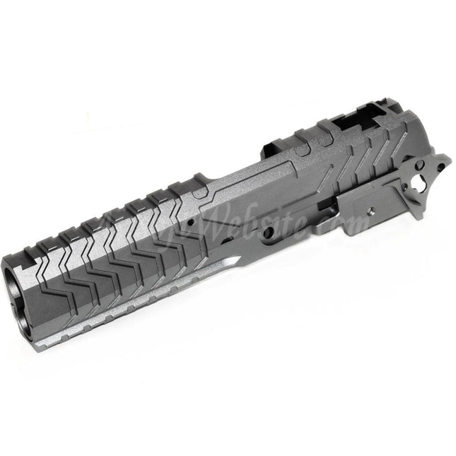 Ensemble de glissière et de cadre central en aluminium CNC 5KU pour pistolets Tokyo Marui Hi-Capa Series GBB Airsoft
