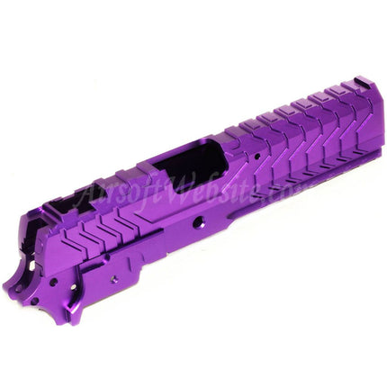 Ensemble de glissière et de cadre central en aluminium CNC 5KU pour pistolets Tokyo Marui Hi-Capa Series GBB Airsoft