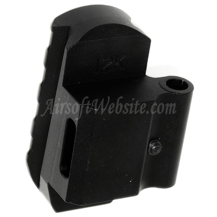 5KU 20mm Picatinny M1913 Rail Stock Base For Tokyo Marui SAIGA-12K Series GBB Shotguns Airsoft Black