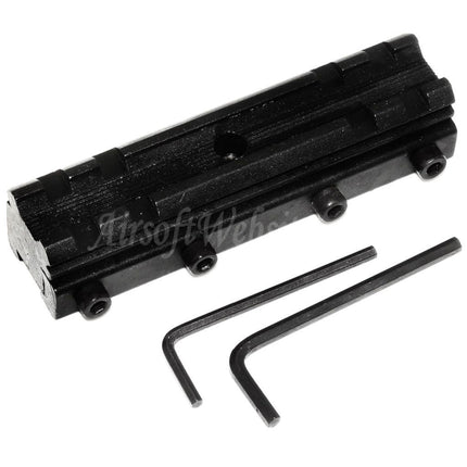 Base de montage pour lunette de visée CYMA 20 mm pour montage à queue d'aronde 12 mm, noire
