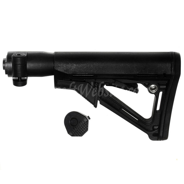 Crosse rétractable pliable CYMA 6 positions style CTR pour fusils AEG CYMA CM076 série AK74 Airsoft noir