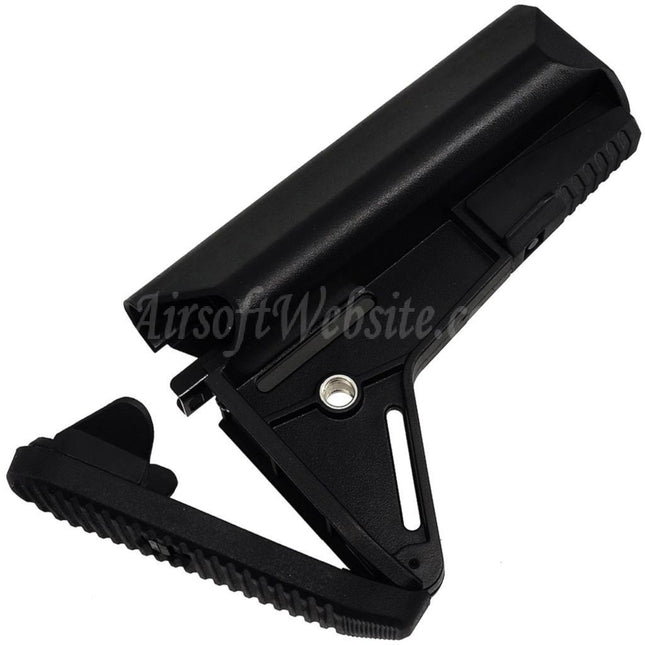 Crosse en polymère améliorée CYMA pour fusils AEG CYMA AR47 M4 série Airsoft noir