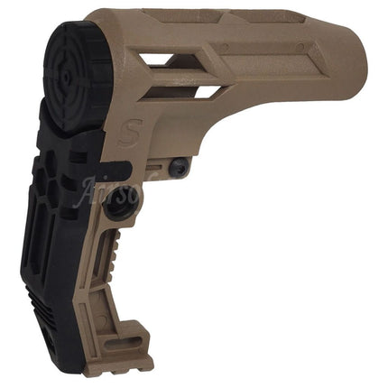Crosse fixe SBR DOUBLE BELL NGEL of Death pour fusils AEG GBB de la série M4 Airsoft