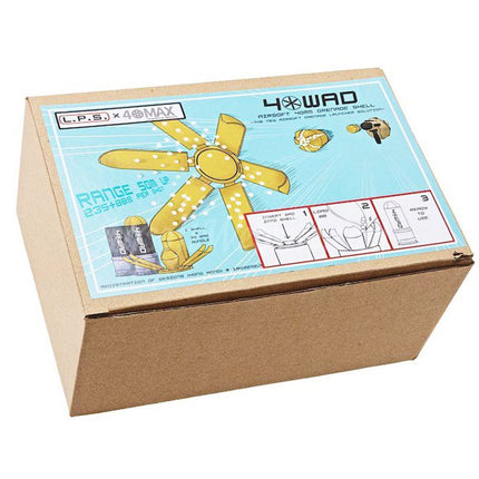 40Max 40WAD 40mm Grenade Gas Cartridge Shell with 30pcs Plastic Wad Cap