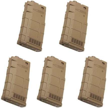 ARES 5pcs 130rd Mid-Cap Magazine For ARES AR308 SR25 M110 Series AEG Rifles Airsoft