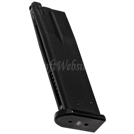 ASG 24rd Gas Magazine For ASG B&T USW A1 CZ-75 SP-01 Shadow 2 Series GBB Pistols Airsoft Black