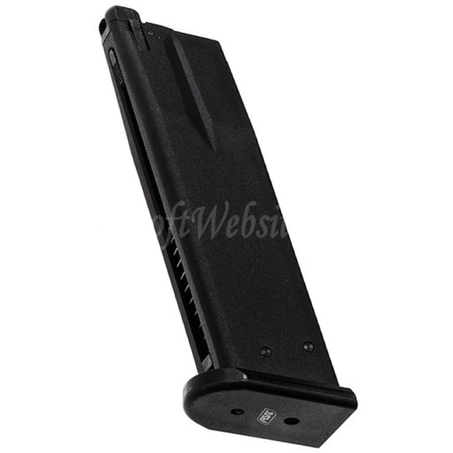 ASG 24rd Gas Magazine For ASG B&T USW A1 CZ-75 SP-01 Shadow 2 Series GBB Pistols Airsoft Black