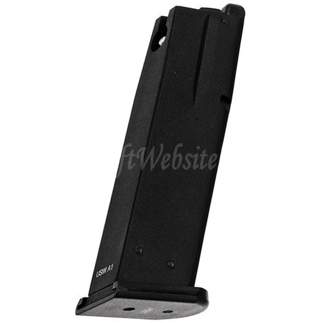 ASG 24rd Gas Magazine For ASG B&T USW A1 CZ-75 SP-01 Shadow 2 Series GBB Pistols Airsoft Black