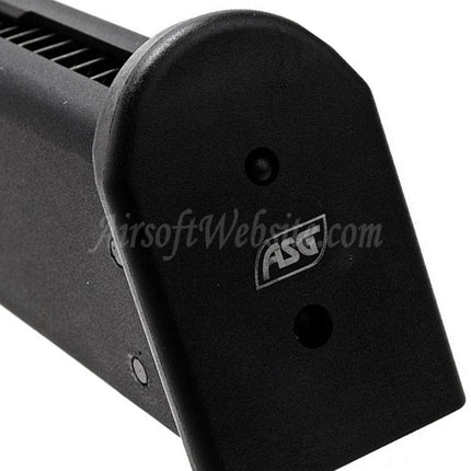 ASG 24rd Gas Magazine For ASG B&T USW A1 CZ-75 SP-01 Shadow 2 Series GBB Pistols Airsoft Black