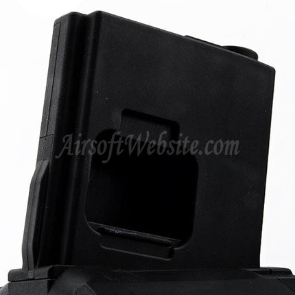 Chargeur tambour polymère G&amp;G 2 300 cartouches pour fusils AEG G&amp;G M4 et M16, noir