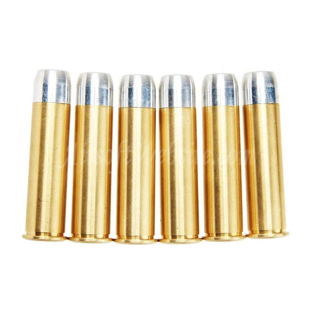 Lot de 6 cartouches métalliques King Arms pour revolvers à gaz King Arms Python.357 version 2, pistolets Airsoft