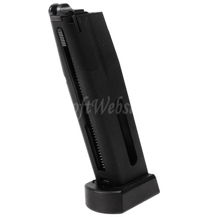 KJ Works 17rd Co2 Magazine (4.5mm BB) For KJ Works KP-09 CZ75 Series GBB Pistols Airsoft Black